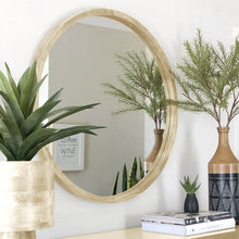 ONE SIX EIGHT LONDON  |  TINA SOLID WOOD MIRROR  |  NATURAL  |  95CM