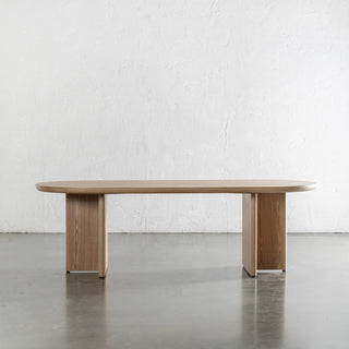 TOULON DINING TABLE  |  240CM + 270CM  |  BIRCH ASH WOOD GRAIN