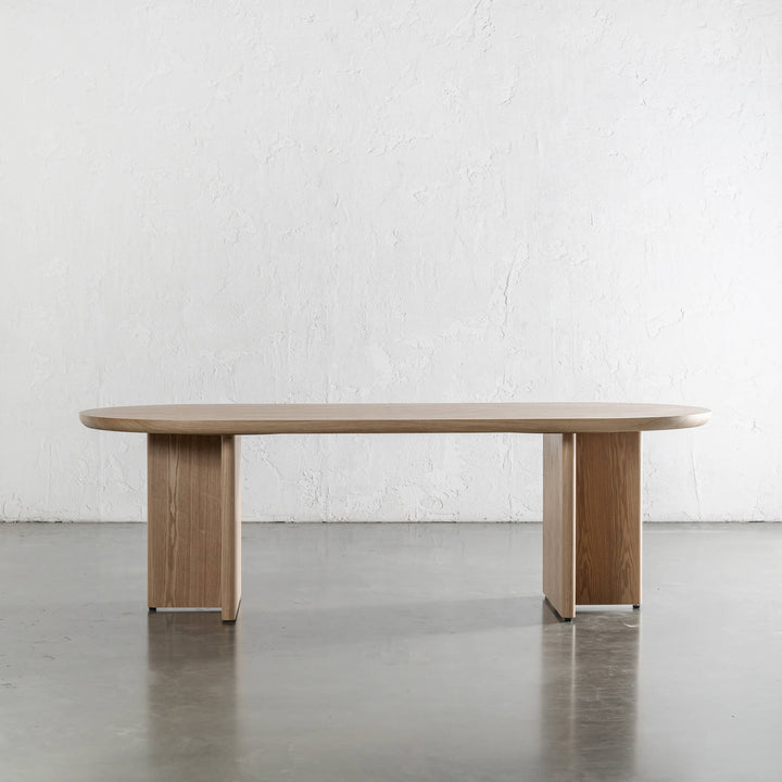 TOULON DINING TABLE  |  240CM + 270CM  |  BIRCH ASH WOOD GRAIN