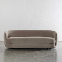 TRAVECY CURVED SOFA UNSTYLED  |  SANDBAR TAUPE