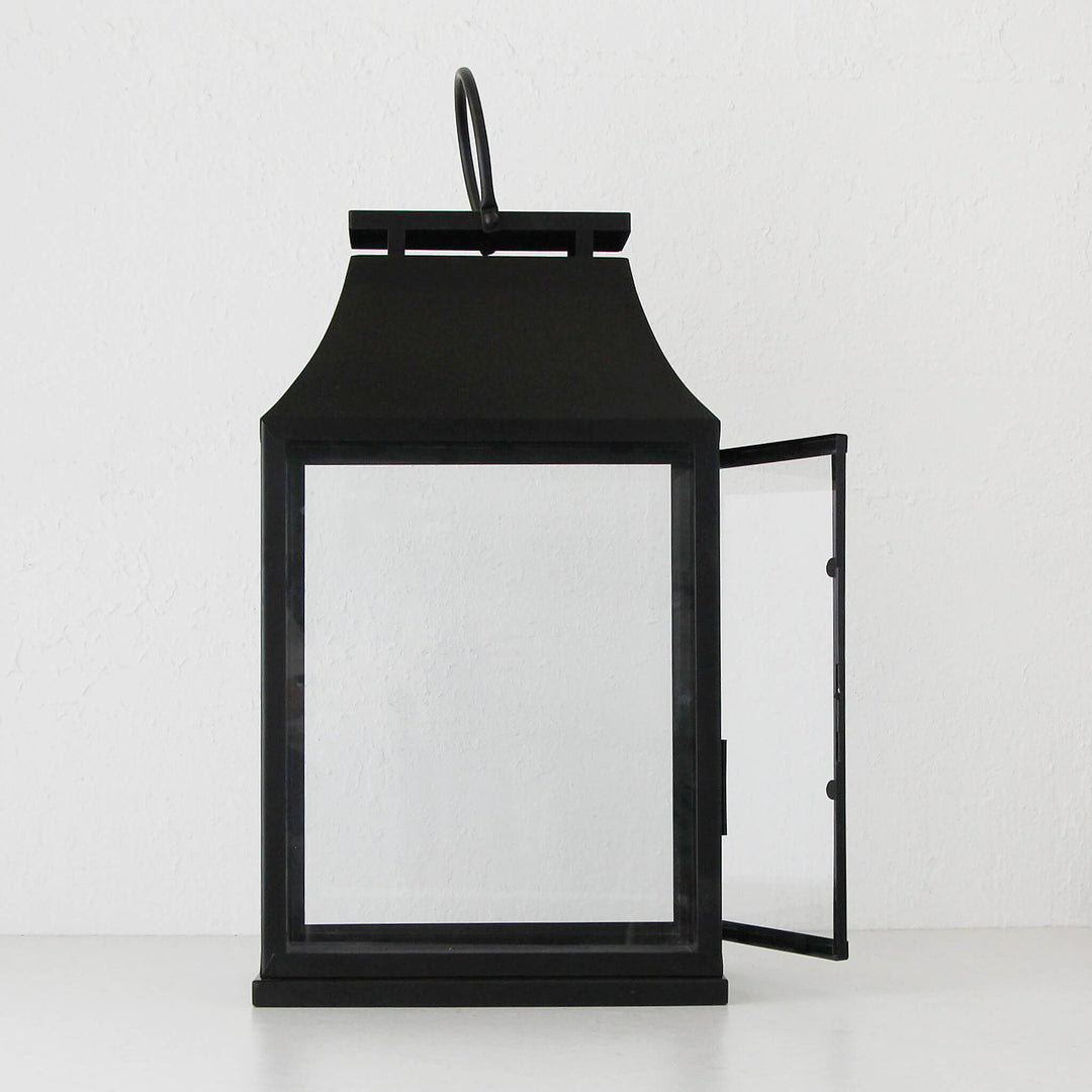 TROPEA HURRICANE LANTERN  |  LARGE  |  BLACK