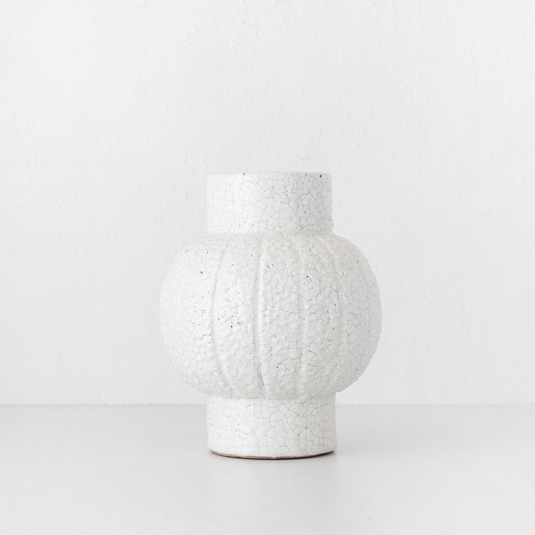 UNI CERAMIC VASE BUNDLE X2  |  IVORY GLAZE