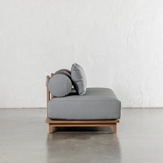 VALLE GRANDE OUTDOOR 2 SEATER  |  URBANE GREY + TEAK