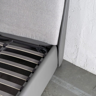 VESIMA BED FRAME  |  MISTY GREY + DEEP OLIVE MOSS