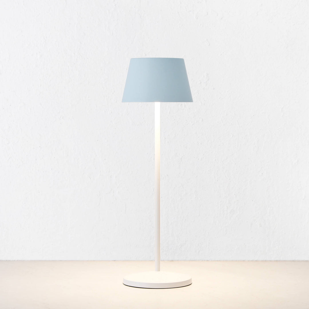 LBD EXCLUSIVE  |  VILLEBOIS RECHARGEABLE INDOOR/OUTDOOR LED TABLE LAMP  |  MATTE WHITE