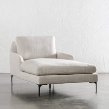 VITTORIA CHAISE LOUNGE CHAIR  |  CHALKSTONE WEAVE