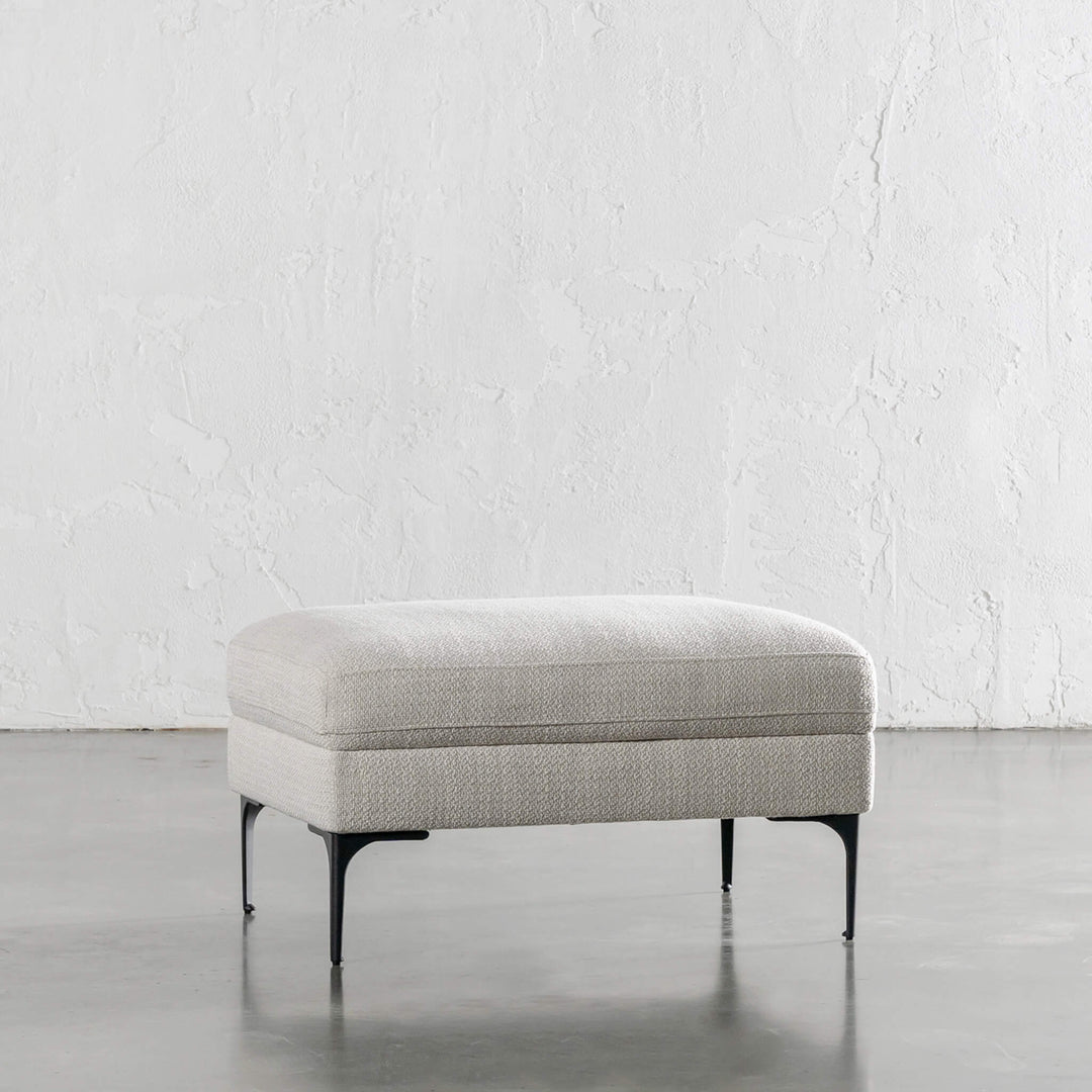 VITTORIA OTTOMAN  |  CHALKSTONE WEAVE