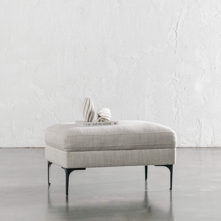 VITTORIA OTTOMAN  |  CHALKSTONE WEAVE