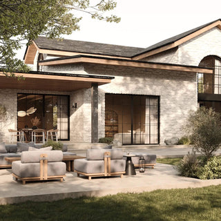 Valle_Grande_Outdoor_Armchair_Ottoman___Urbane_Grey_Teak_Borgaro_Ceramica_Occasional_Table___Black_Noir_Liquorice_Dolomite_-_Back_View