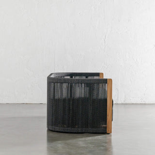 VALLECITO 2.5 SEATER INDOOR/OUTDOOR SOFA  |  BLACK NOIR