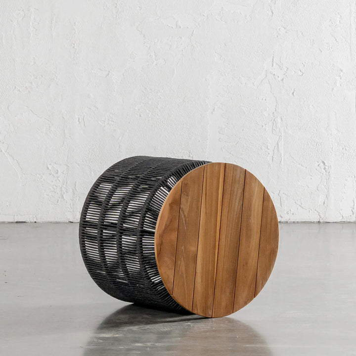 VALLECITO SIDE TABLE  |  BLACK NOIR TOP VIEW