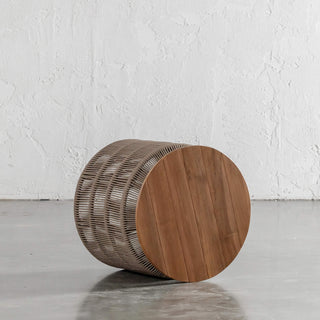 VALLECITO SIDE TABLE TOP VIEW  |  BIRCH BARK