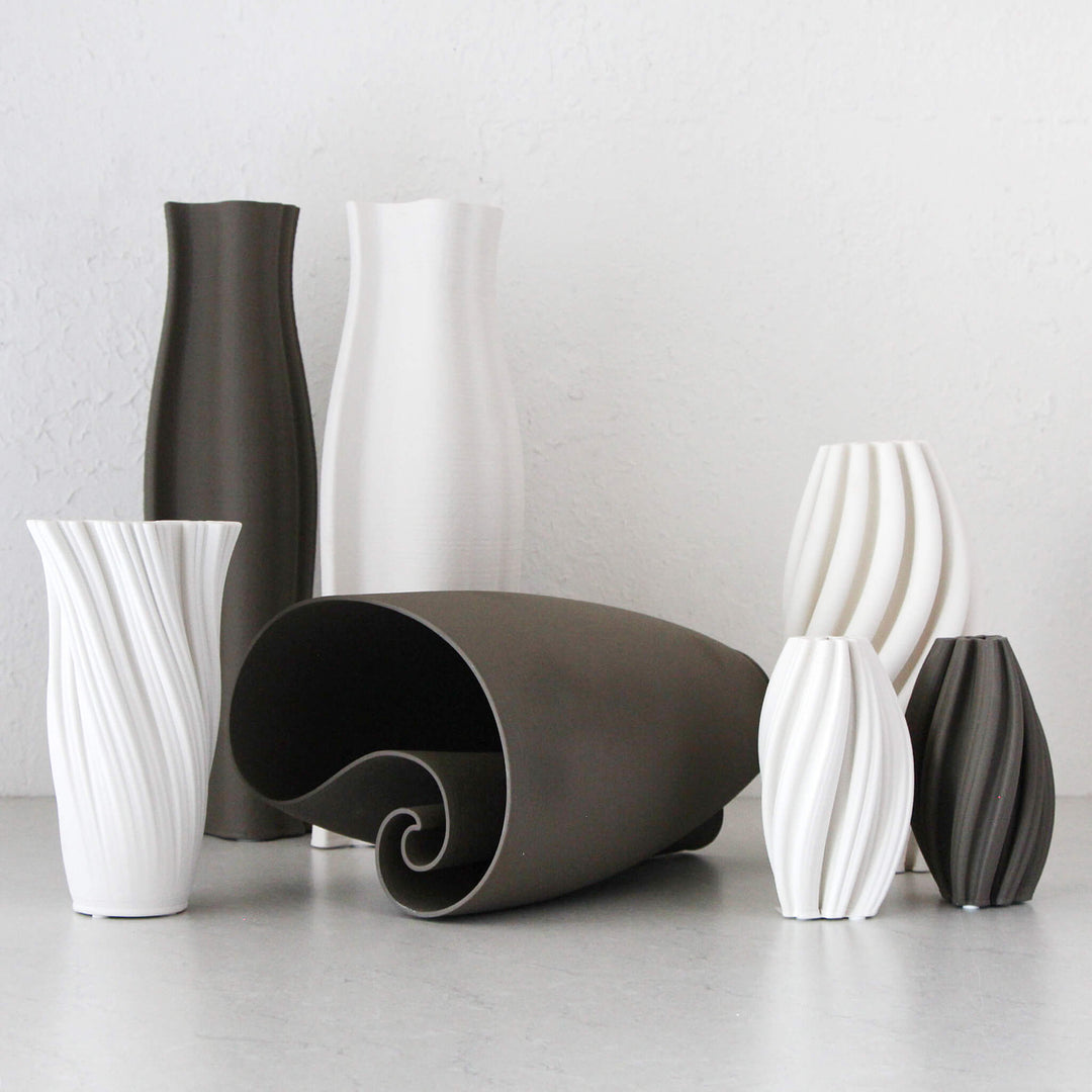 60% FINAL SALE  |  EMMA VASE 31CM  |  TAUPE