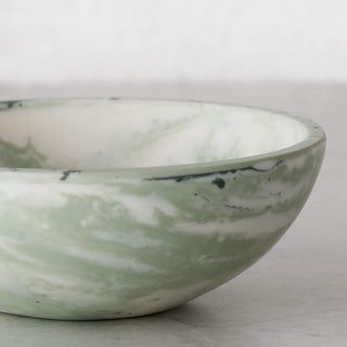 WESLEY RESIN PEBBLE PINCH BOWL BUNDLE X4  |  10CM  |  SAGE