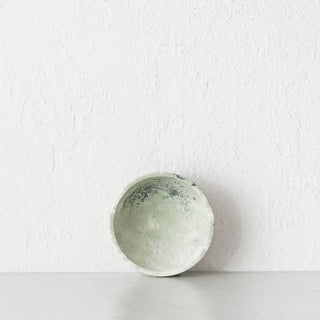 WESLEY RESIN PEBBLE PINCH BOWL BUNDLE X4  |  10CM  |  SAGE