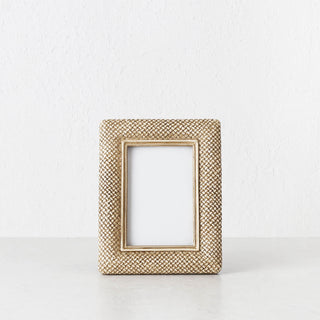 WESTPORT WEAVE PHOTO FRAME |  4X6  |  BEIGE CALM