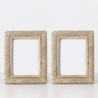 WESTPORT WEAVE PHOTO FRAME   BEIGE CALM