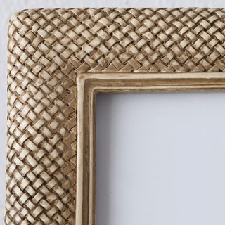 WESTPORT WEAVE PHOTO FRAME  |  BEIGE CALM | CLOSE UP
