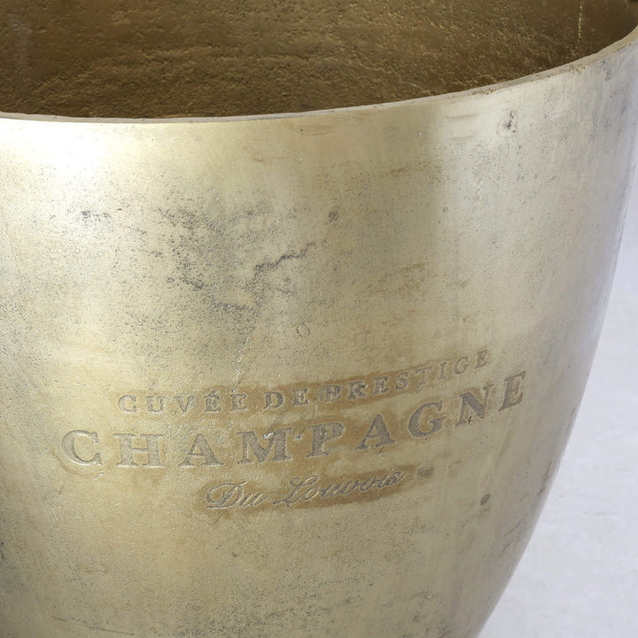 WINE ICE BUCKET   |  BURNT PEWTER