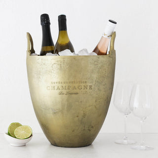 WINE ICE BUCKET  |  LARGE  |  BURNT PEWTER