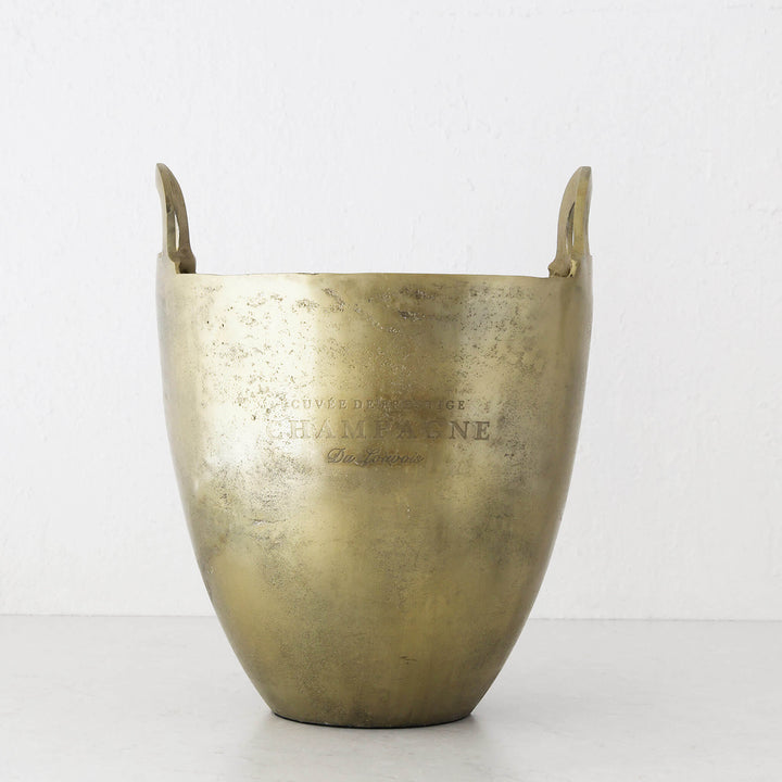 WINE ICE BUCKET  |  LARGE  |  BURNT PEWTER