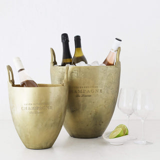 WINE ICE BUCKET  |  MEDIUM + LARGE  |  BURNT PEWTER