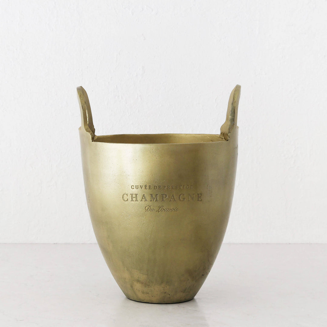 WINE ICE BUCKET  |  MEDIUM  |  BURNT PEWTER