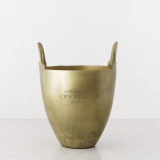 WINE ICE BUCKET  |  MEDIUM  |  BURNT PEWTER