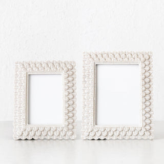 WATEGOS SANDSTONE PHOTO PICTURE FRAME BUNDLE X2  |  4x6" + 5x7"  |  NATURAL SANDSTONE