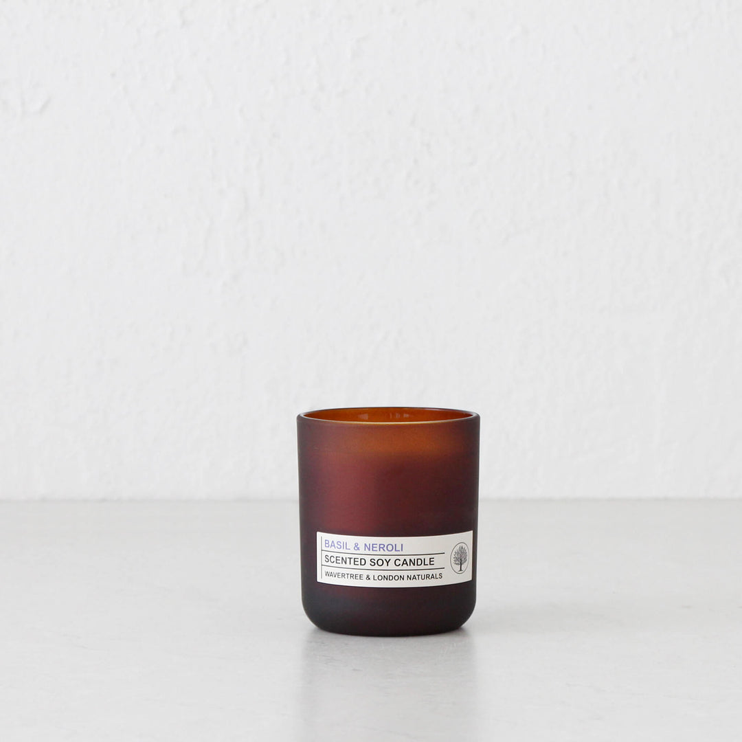 WAVERTREE + LONDON NATURALS  |  SCENTED CANDLE  |  NEROLI + BASIL