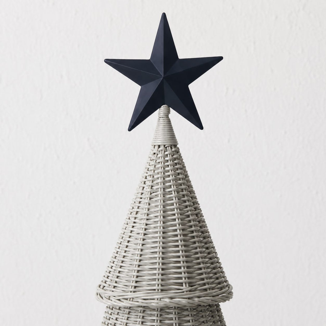 WICKER LED CHRISTMAS TREE  |  SNOWDROP WHITE  |  COOL WHITE LED