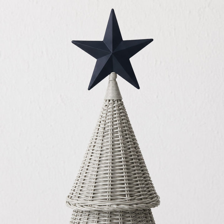 WICKER LED CHRISTMAS TREE  |  SNOWDROP WHITE  |  COOL WHITE LED