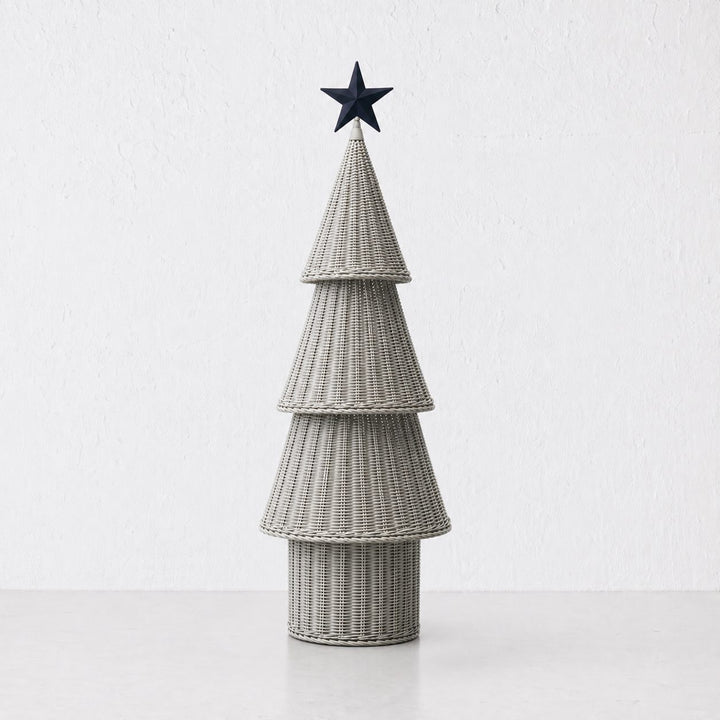 WICKER LED CHRISTMAS TREE  |  SNOWDROP WHITE  |  COOL WHITE LED