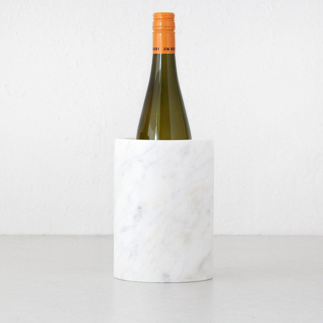 MARBLE WINE COOLER | WHITE