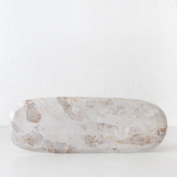 XENA MARBLE FOOTED BOARD BUNDLE X2 |  50CM  |  TAUPE MARBLE