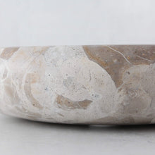 XENA ROUND MARBLE BOWL BUNDLE X2  |  12CM + 26CM  |  TAUPE MARBLE