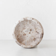 XENA ROUND MARBLE BOWL BUNDLE X2  |  12CM + 26CM  |  TAUPE MARBLE