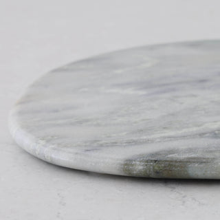 XENA OVAL MARBLE SERVING BOARD  |  38CM  |  GREEN MARBLE