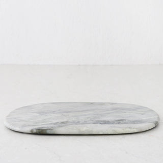 XENA OVAL MARBLE SERVING BOARD  |  38CM  |  GREEN MARBLE