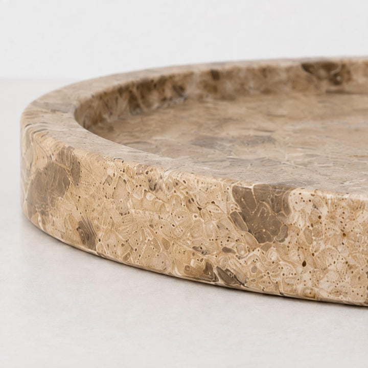XENA SERVING TRAY  |  25CM  |  CAPRI BEIGE MARBLE