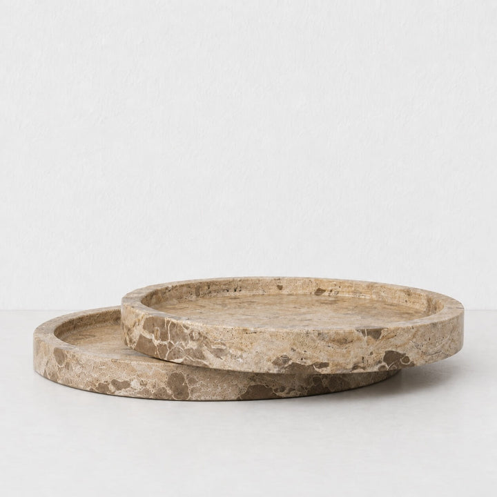 XENA SERVING TRAY  |  25CM  |  CAPRI BEIGE MARBLE