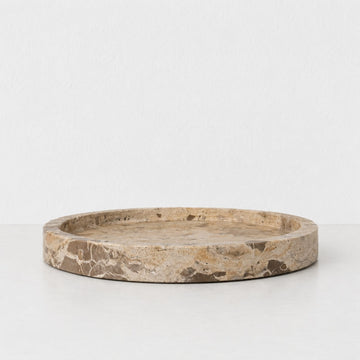 XENA SERVING TRAY  |  25CM  |  CAPRI BEIGE MARBLE