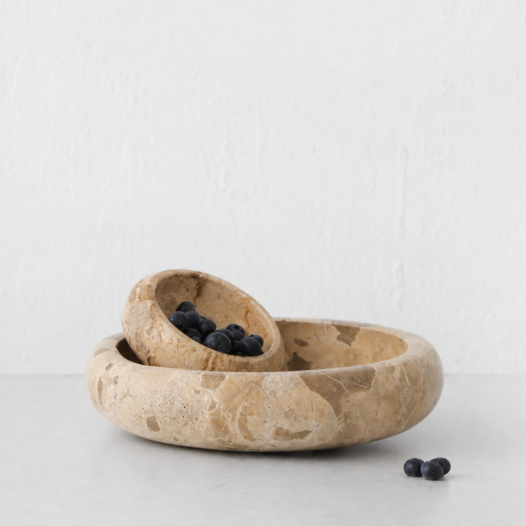 XENA BOWL  |  12CM  |  CAPRI BEIGE MARBLE