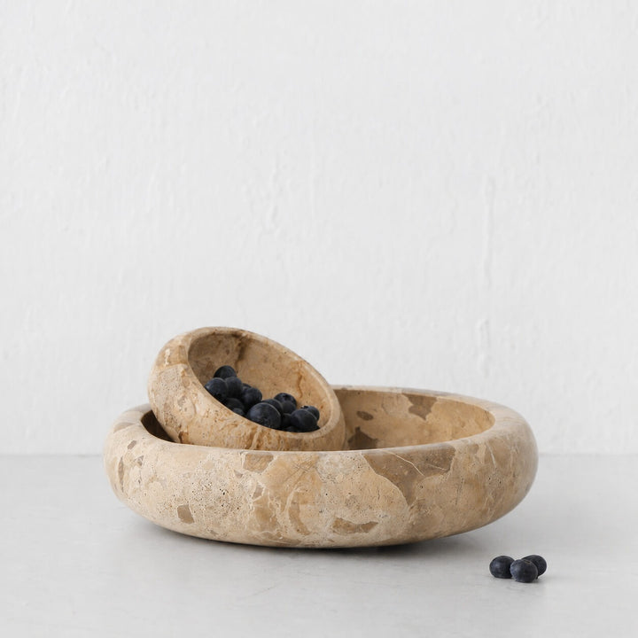 XENA BOWL  |  12CM  |  CAPRI BEIGE MARBLE