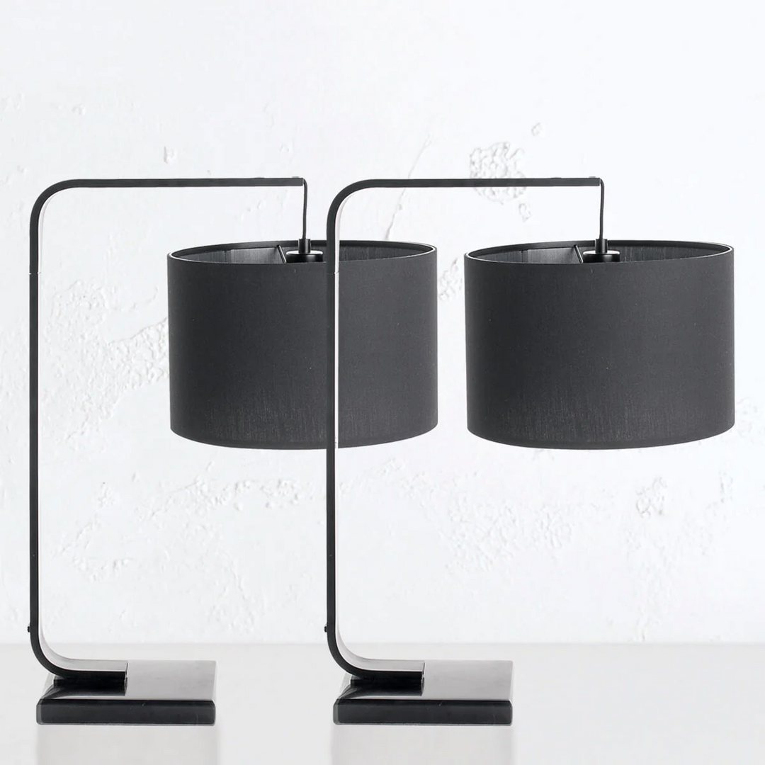 ARC NINETY TABLE LAMP  |  BLACK  |  BUNDLE X 2