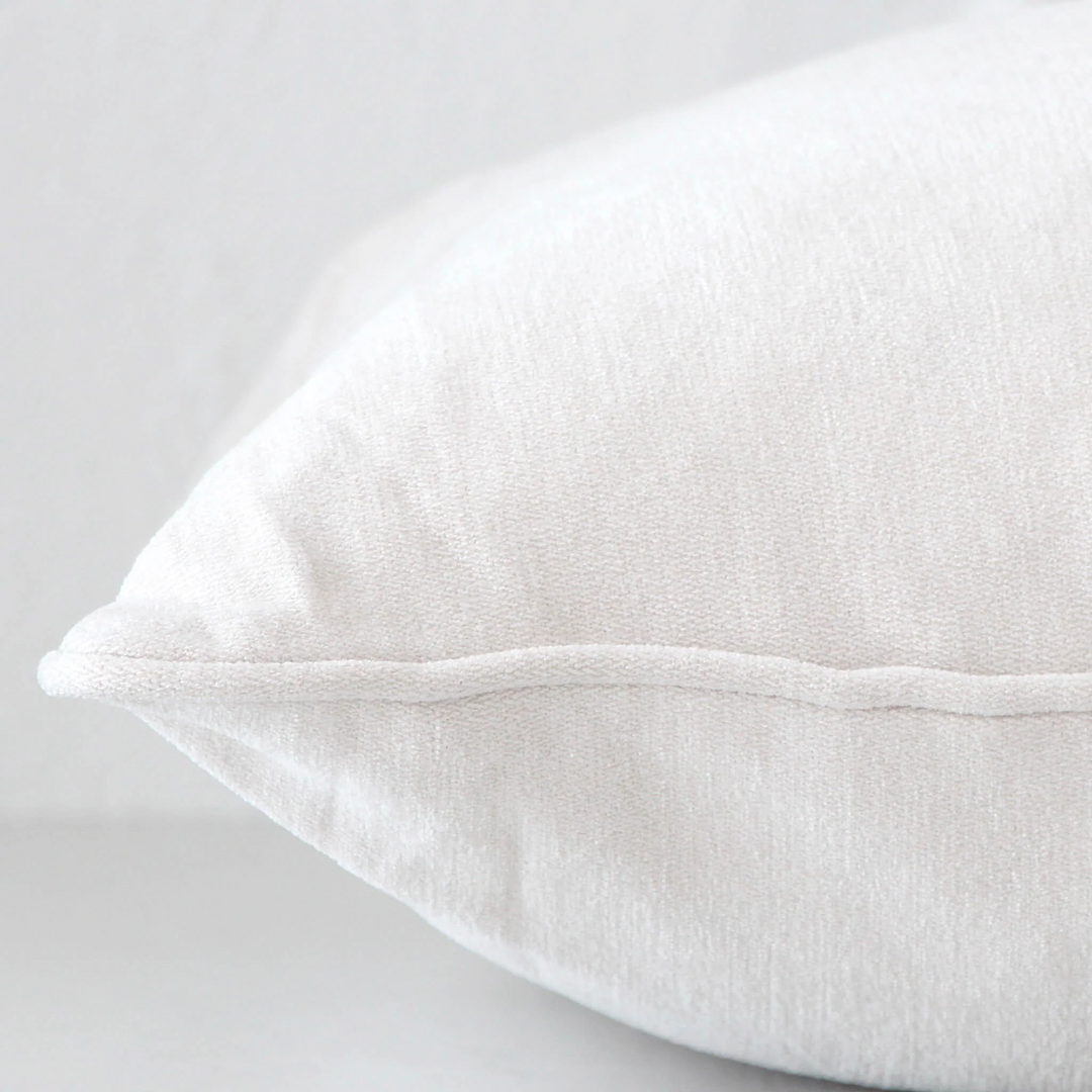 CARSON CUSHION BUNDLE X2  |  40 x 60  |  OFF WHITE TEXTURED VELOUR