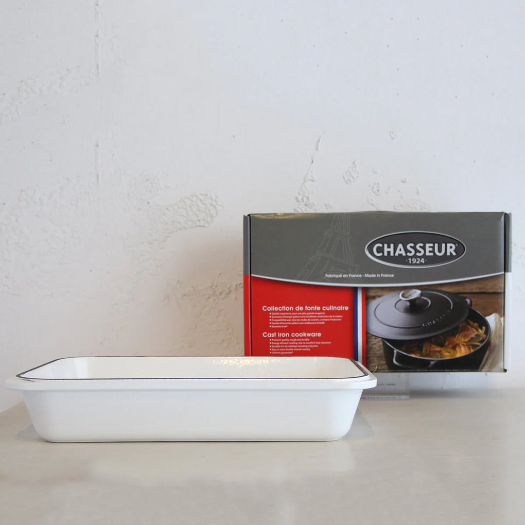 CHASSEUR  |  ROASTING PAN  |  WHITE  |  40 X 26cm