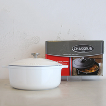 CHASSEUR  |  ROUND FRENCH OVEN  |  WHITE  |  28CM  |  6.1L