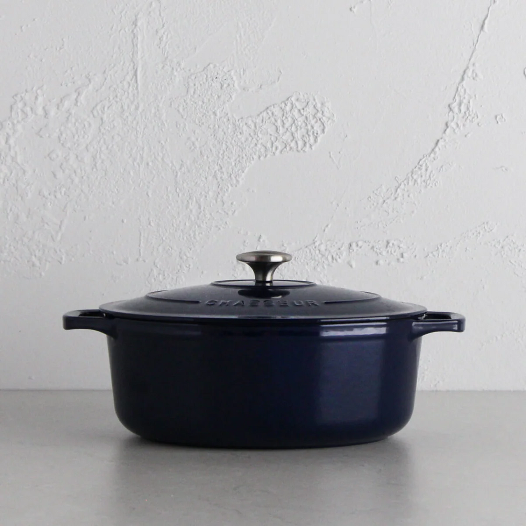 CHASSEUR  |  ROUND FRENCH OVEN  |  FRENCH BLUE  |  26CM  |  5L