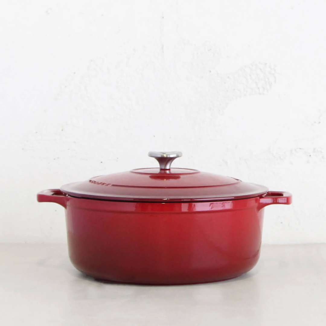 CHASSEUR  |  OVAL FRENCH OVEN  |  FEDERATION RED  |  27CM  |  4L